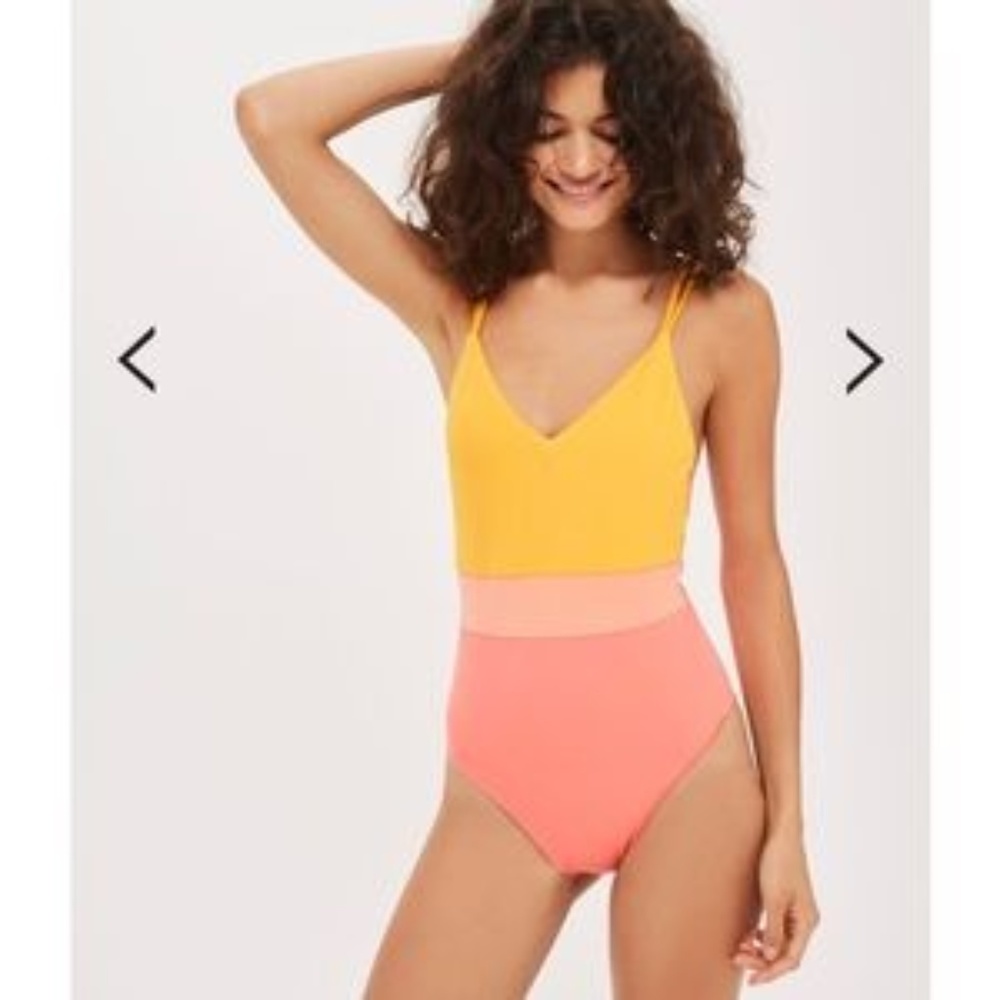 ISO Topshop Colour Block swimsuit!!!